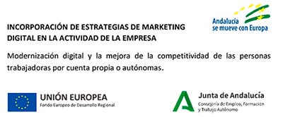 Cartel incorporación de estrategias de marketing digital en la empresa