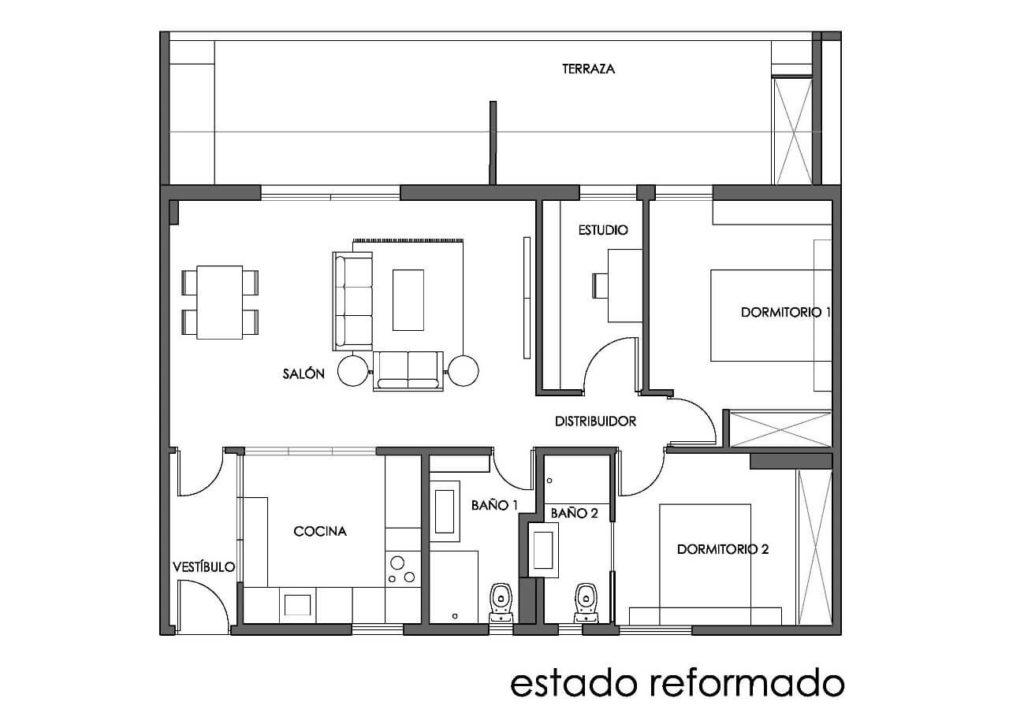 Reforma vivienda torremolinos plano final