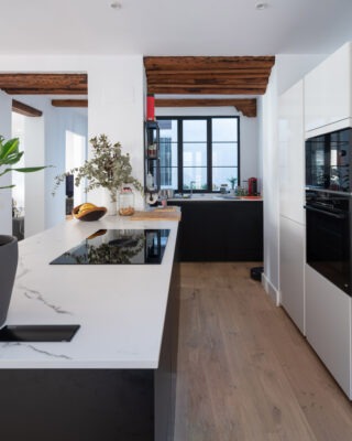 Cocina con luz